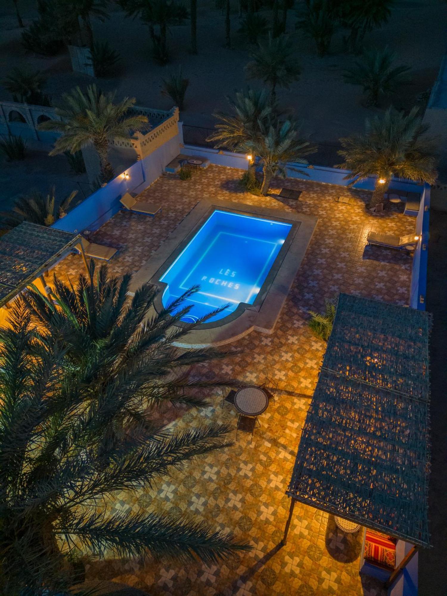 Auberge Les Roches Merzouga Exterior foto