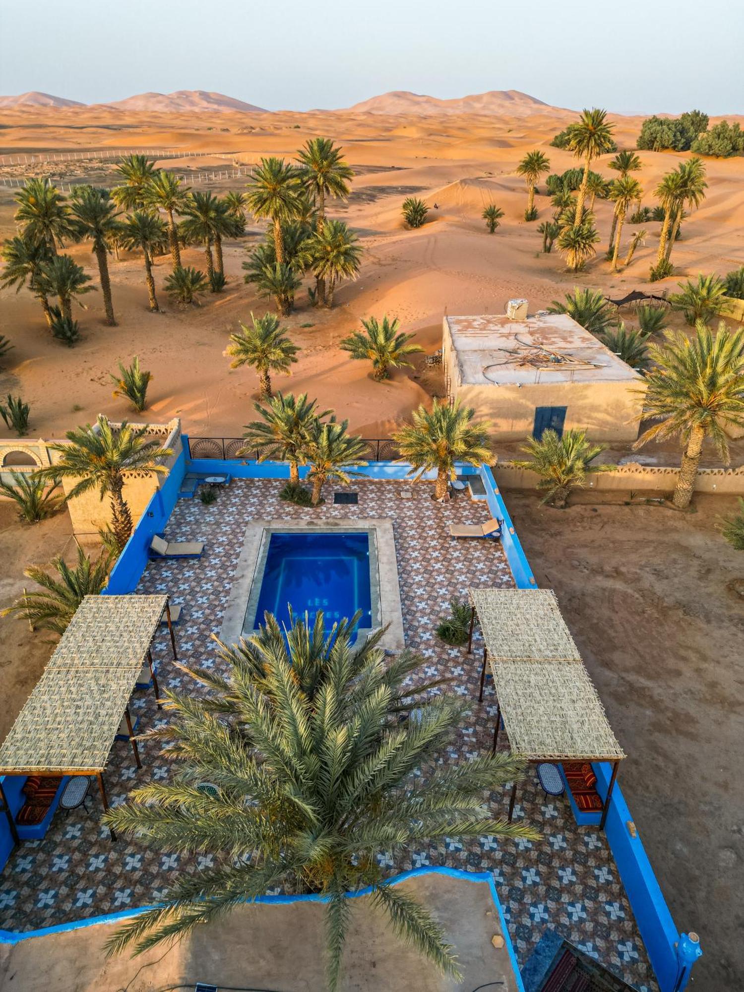 Auberge Les Roches Merzouga Exterior foto